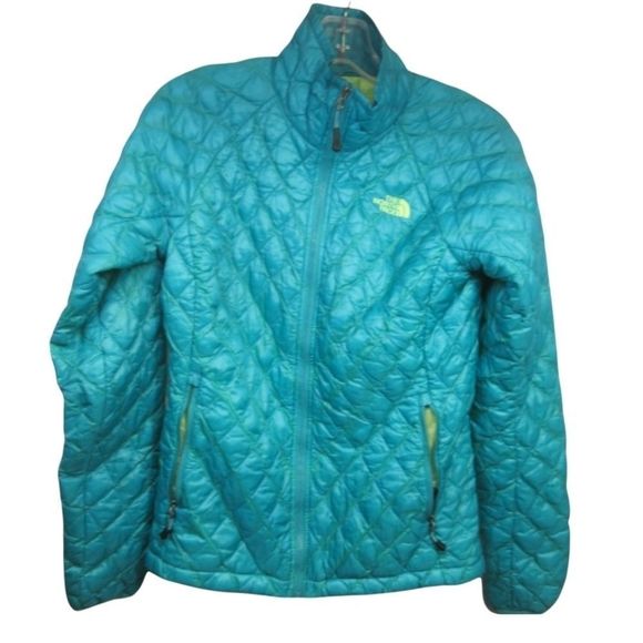 THE NORTH FACE ThermoBall Full-Zip Teal Jacket XS - Picture 4 of 9